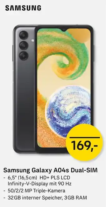 Post Samsung Galaxy A04s Dual-SIM Angebot