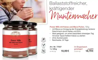 Bärbel Drexel Power Milk mit Kakao und Maca Pulver, 120g Angebot
