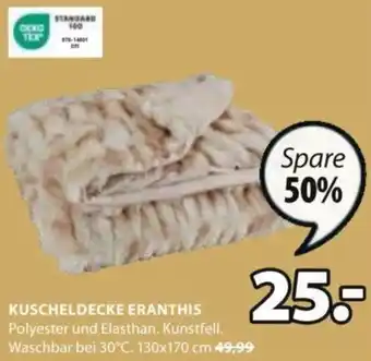 JYSK KUSCHELDECKE ERANTHIS 130x170 cm Angebot