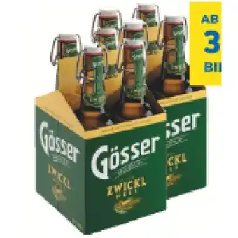 T&G Gösser Stifts Zwickl hell oder dunkel T&G 0.50 Liter 4 Flasche Angebot
