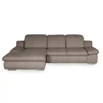 XXXLutz Ecksofa in Chenille Taupe Angebot
