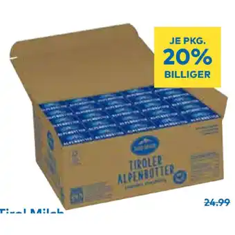 T&G Tirol Milch Hotelbutter T&G 100 Stück 1 Packung Angebot
