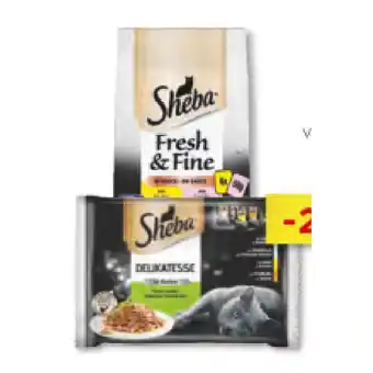 Unimarkt Sheba Frischebeutel Fresh&Fine oder 4er-Pack versch. Sorten Unimarkt 1 Packung Angebot