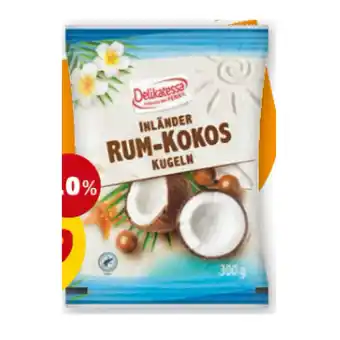PENNY DELIKATESSA Rum-Kokos-Kugeln Penny 300 Gramm 1 Packung Angebot
