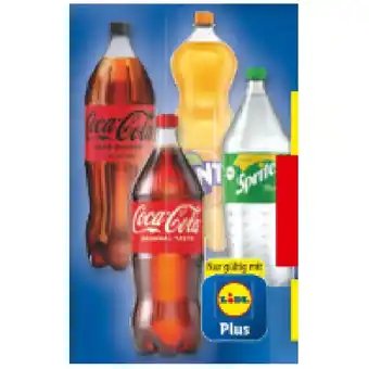 Lidl Coca-Cola /Zero/Fanta/Sprite Limonade versch. Sorten Lidl 2 Liter 1 Flasche Angebot