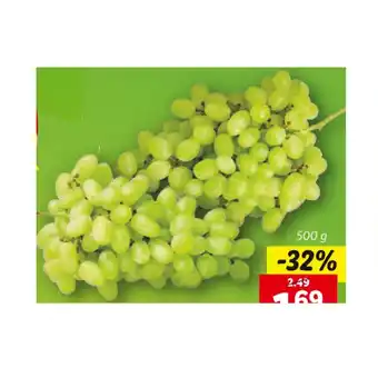Lidl Trauben hell kernlos Lidl 500 Gramm Angebot
