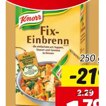 Lidl Knorr Fix-Einbrenn Lidl 250 Gramm 1 Packung Angebot