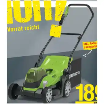 Maximarkt greenworks Akku-Rasenmäher Set G24x2LM36K2x Maximarkt 1 Stück Angebot