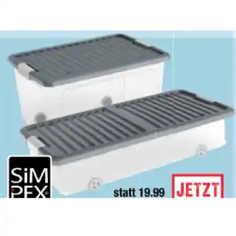 Maximarkt Simpex Basic Rollenbox oder Unterbettbox Maximarkt 1 Stück Angebot