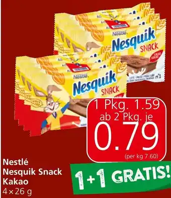 Spar Nestlé Nesquik Snack Kakao Angebot