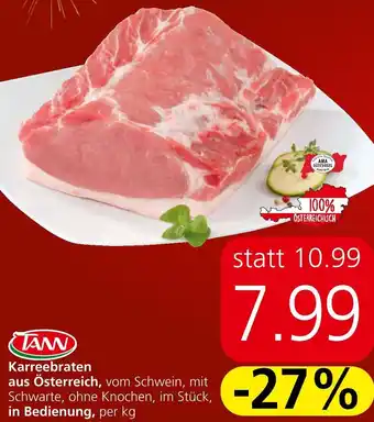 Spar Karreebraten aus Österreich Angebot