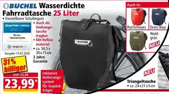 Norma Wasserdichte Fahrradtasche 25 Liter Angebot