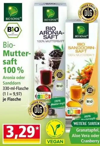 Norma Bio- Mutter-saft 100% Angebot