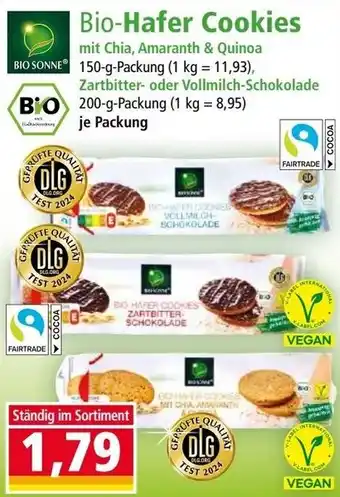 Norma Bio-Hafer Cookies Angebot