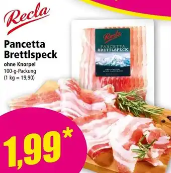 Norma Pancetta Brettlspeck Angebot