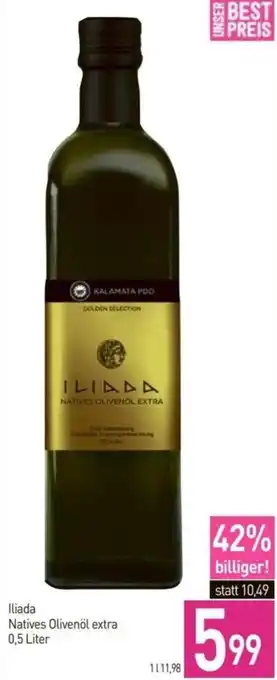 Sutterlüty Iliada Natives Olivenöl extra 0,5 Liter Angebot