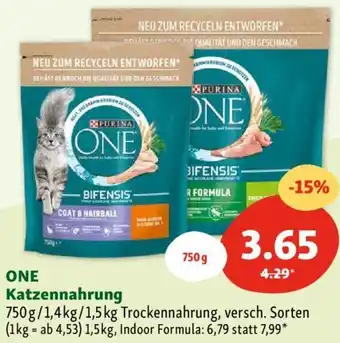 Fressnapf ONE Katzennahrung Angebot