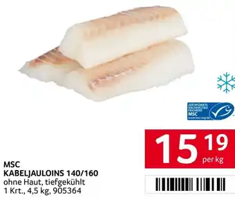 Transgourmet MSC KABELJAULOINS 140/160 Angebot