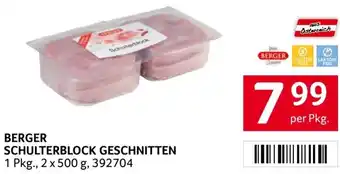 Transgourmet BERGER SCHULTERBLOCK GESCHNITTEN Angebot