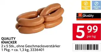 Transgourmet QUALITY KNACKER Angebot