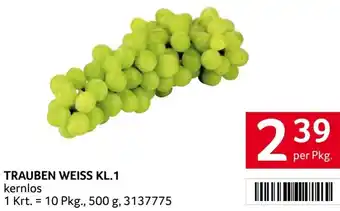 Transgourmet TRAUBEN WEISS KL.1 Angebot