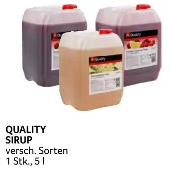 Transgourmet QUALITY SIRUP Angebot