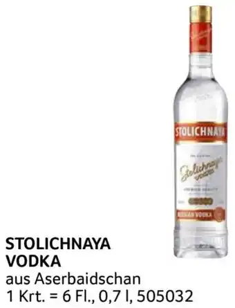 Transgourmet STOLICHNAYA VODKA Angebot