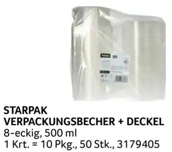 Transgourmet STARPAK VERPACKUNGSBECHER + DECKEL Angebot