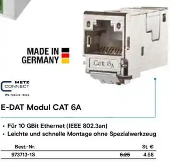 Conrad E-DAT Modul CAT 6A Angebot
