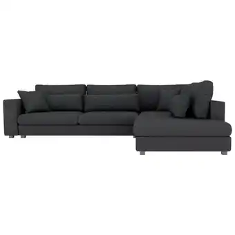 XXXLutz Ecksofa in Cord Dunkelgrau Angebot