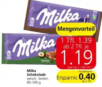 Spar Schokolade Angebot