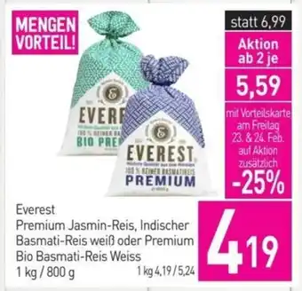 Sutterlüty Everest Premium Jasmin-Reis, Indischer Basmati-Reis weiß oder Premium Bio Basmati-Reis Weiss Angebot