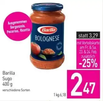 Sutterlüty Barilla Sugo 400 g Angebot