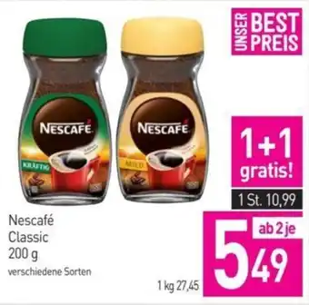 Sutterlüty Nescafé Classic 200 g Angebot