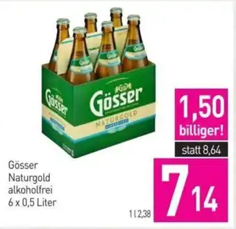 Sutterlüty Gösser Naturgold alkoholfrei 6 x 0.5 Liter Angebot