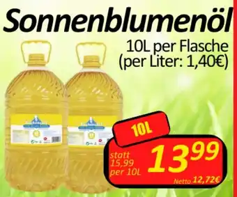 Wurstico Sonnenblumenöl 10L Angebot