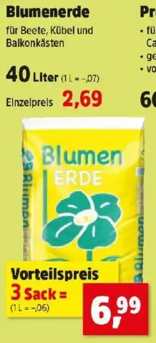 Thomas Philipps Blumenerde 40L Angebot