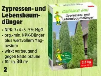 Thomas Philipps Zypressen- und Lebensbaum- dünger 2.5kg Angebot
