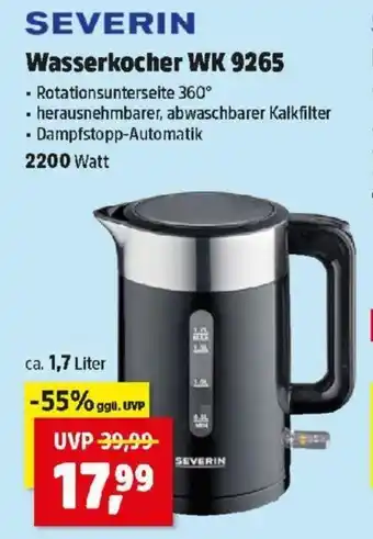 Thomas Philipps Wasserkocher WK 9265 2200 W, 1.7L Angebot