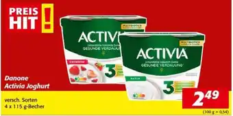 Nah&Frisch Danone Activia Joghurt 4 x 115g Angebot