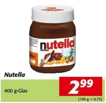 Nah&Frisch Nutella 400g Angebot