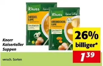 Nah&Frisch Knorr Kaiserteller Suppen Angebot