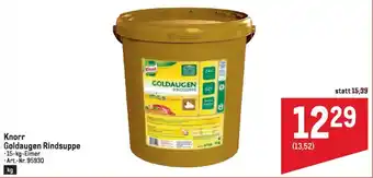 Metro Knorr Goldaugen Rindsuppe 15kg Angebot