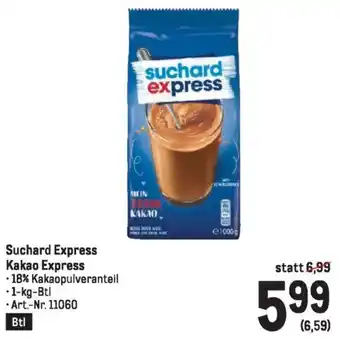 Metro Suchard Express Kakao Express 1kg Angebot