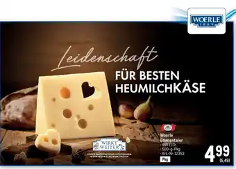 Metro Woerle Emmentaler 500g Angebot