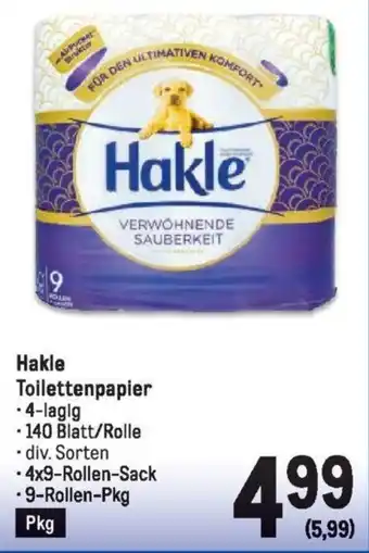 Metro Hakle Toilettenpapier Angebot