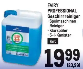 Metro FAIRY PROFESSIONAL Geschirrreiniger 5L Angebot
