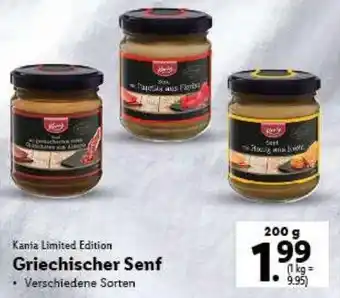 Lidl Griechischer Senf 200g Angebot