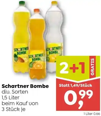 ADEG Schartner Bombe div. Sorten 1.5 Liter Angebot