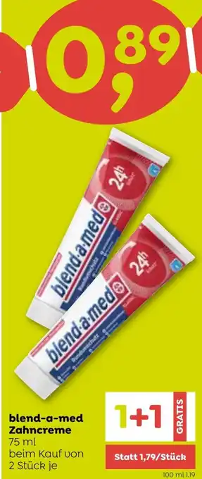 ADEG blend-a-med Zahncreme 75 ml Angebot